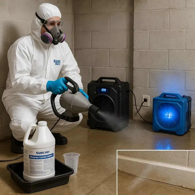Sanitization and Odor Removal process in Kaplan, LA